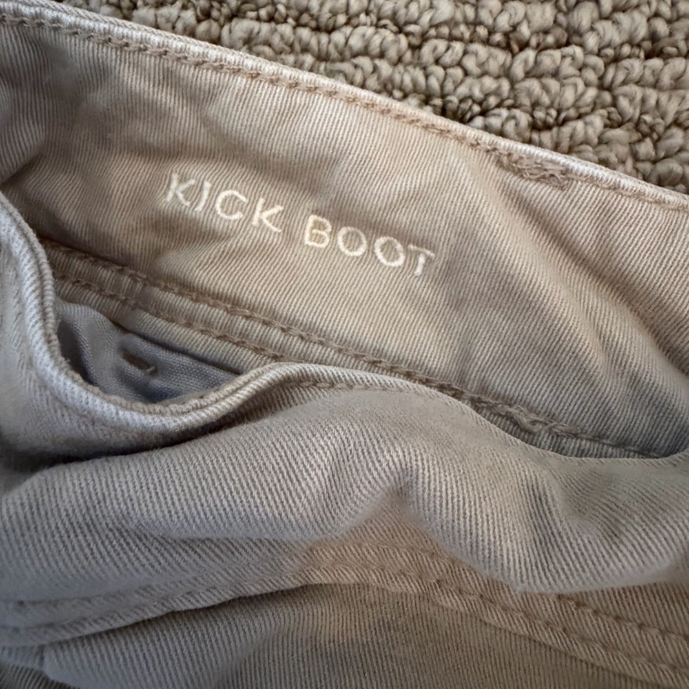 American Eagle Outfitters Khaki Kick Boot Pants - Picture 6 of 7